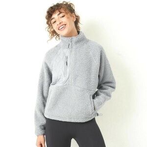 JoyLab Sherpa Half Zip Pullover